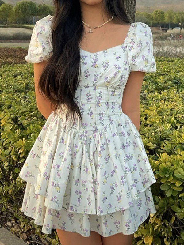 Women's Floral Mini Dress