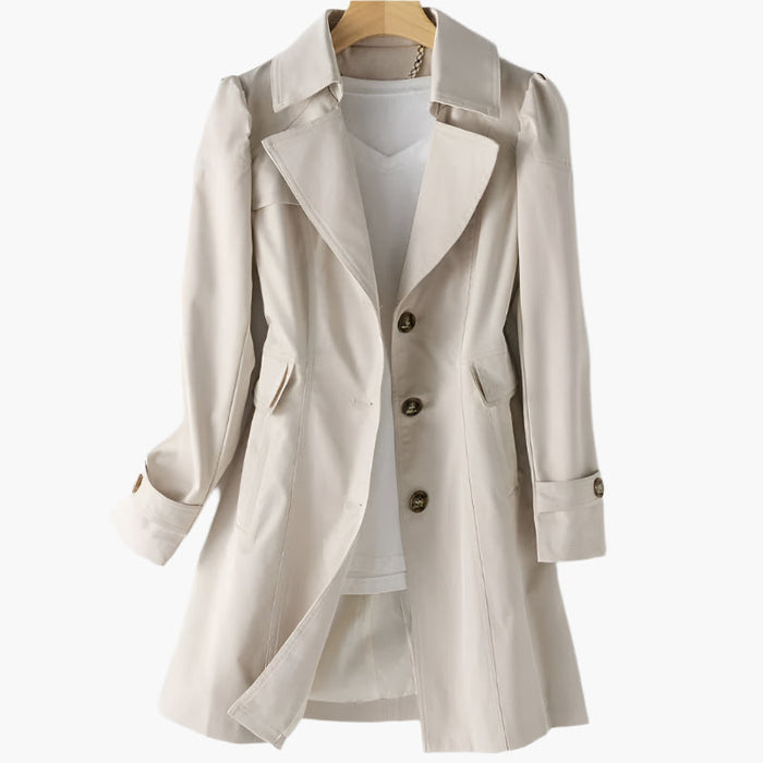 Women's High-Quality Fabric Trench Coat