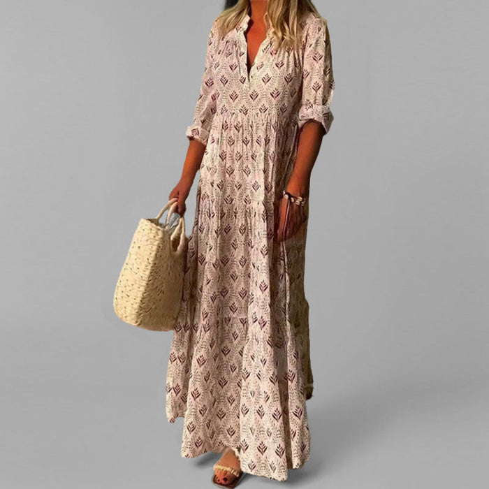 Women's Lightweight Floral Maxi Dress