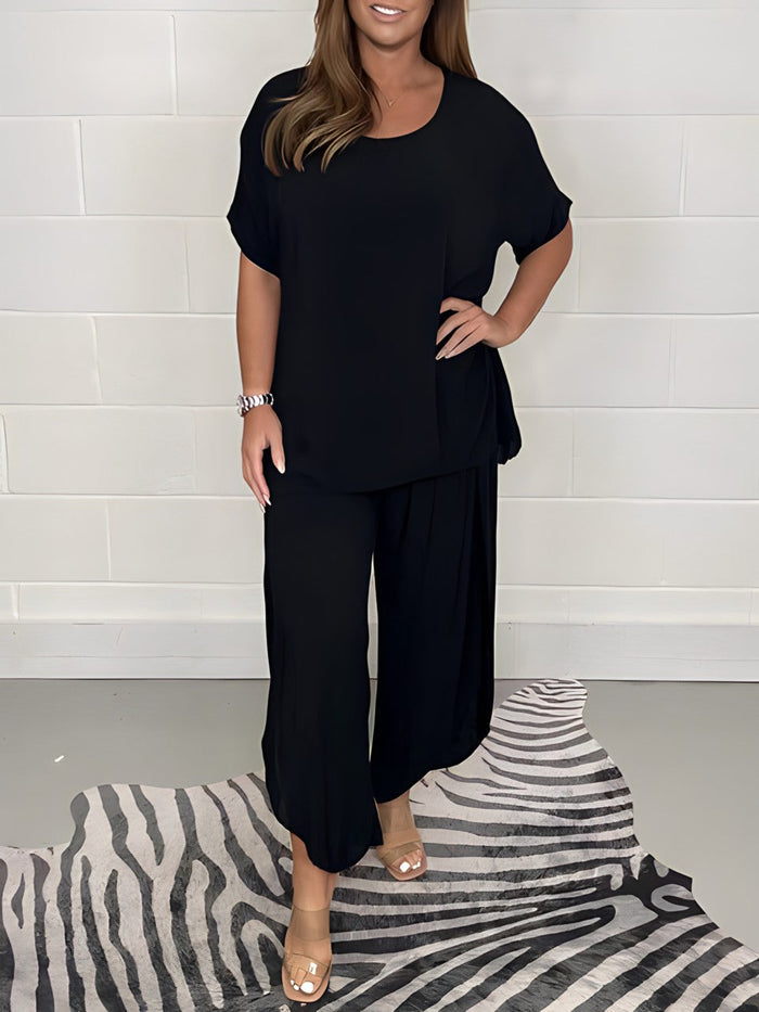 Women's Soft Fabric Two-Piece Set