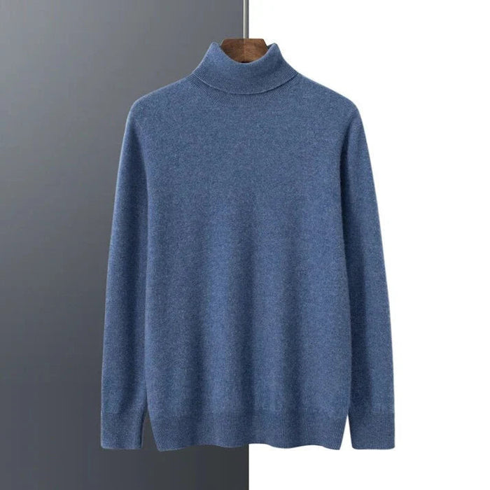 Men's 100% Cashmere Turtleneck Sweater