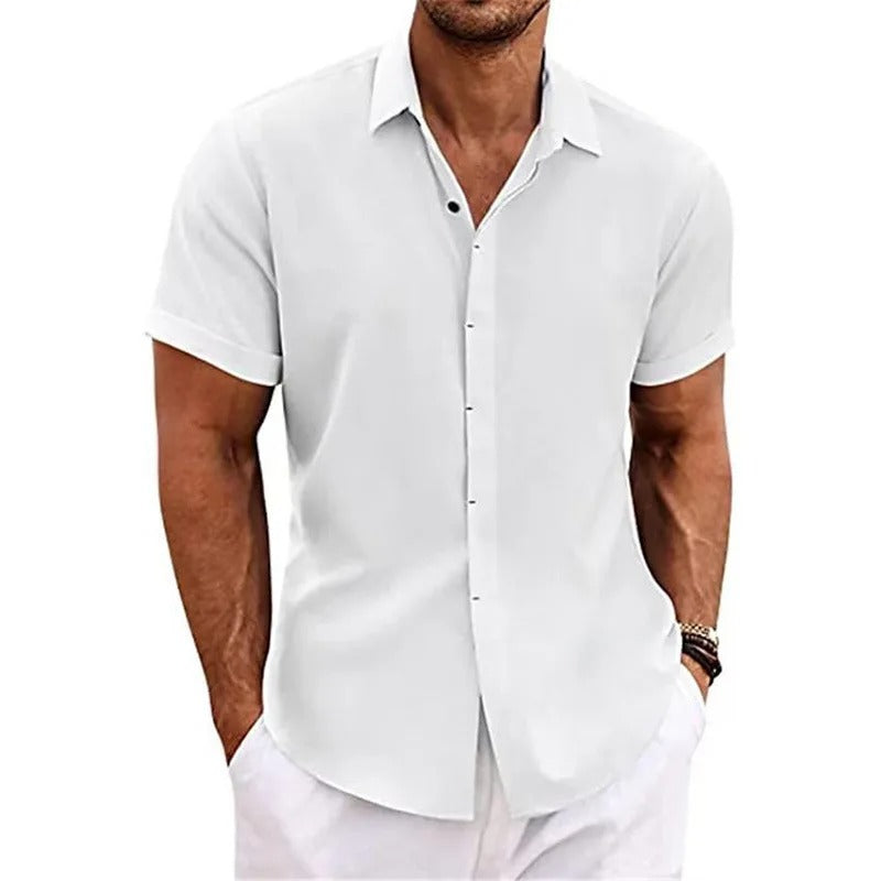 Men's Breathable Cotton Polo Shirt