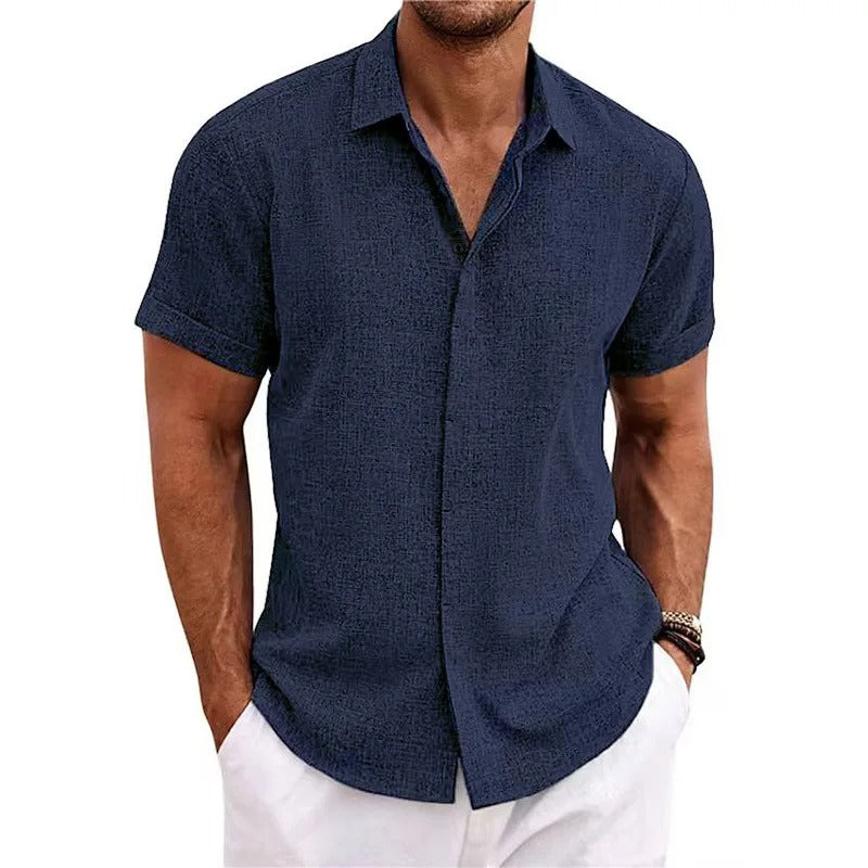 Men's Breathable Cotton Polo Shirt