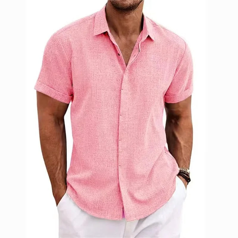 Men's Breathable Cotton Polo Shirt