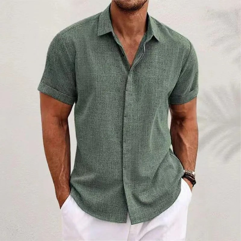 Men's Breathable Cotton Polo Shirt