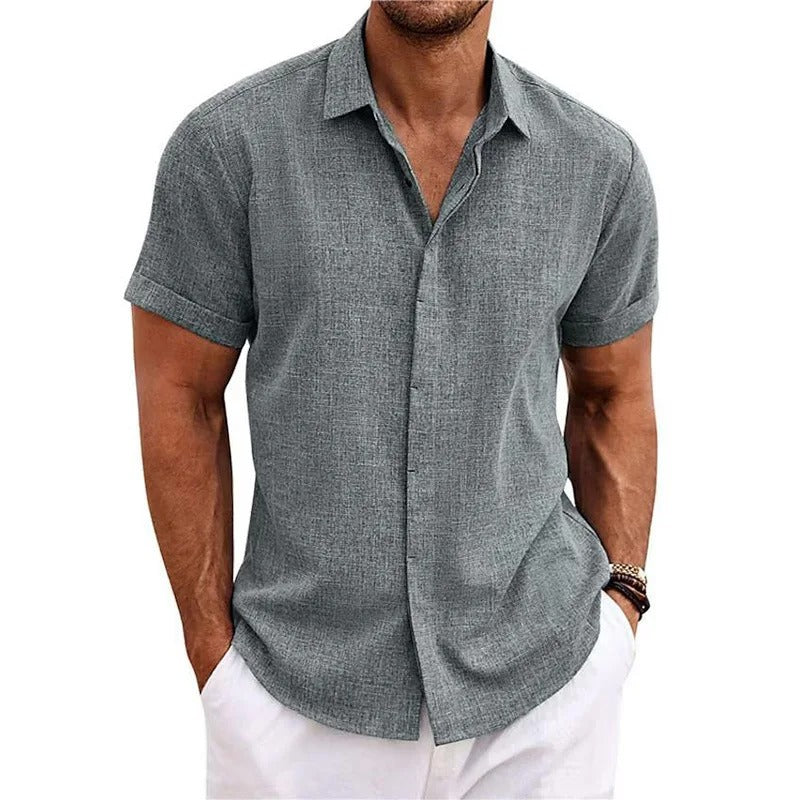 Men's Breathable Cotton Polo Shirt