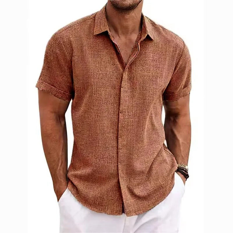 Men's Breathable Cotton Polo Shirt