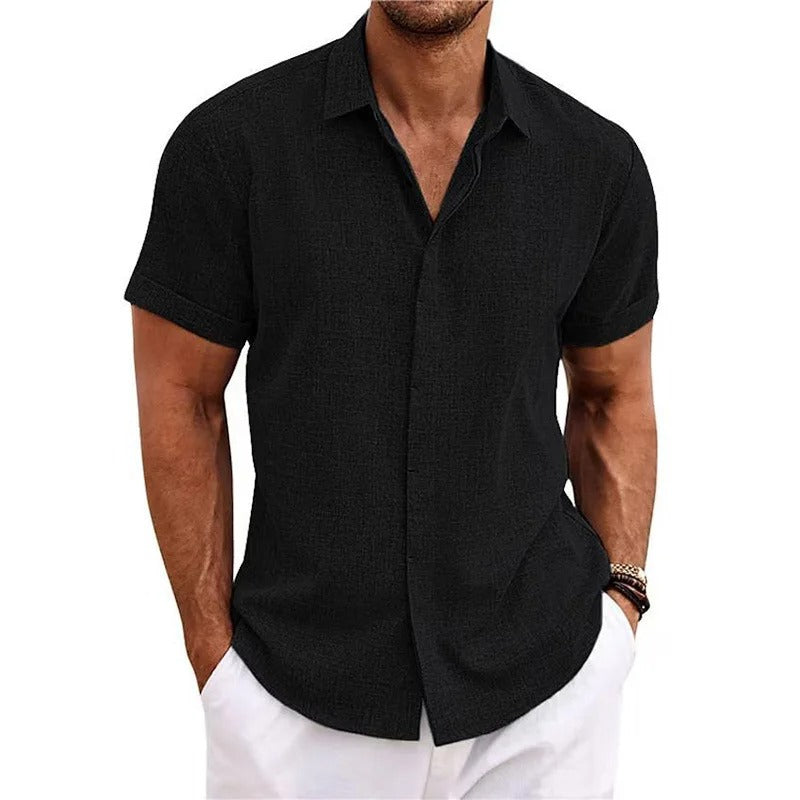 Men's Breathable Cotton Polo Shirt