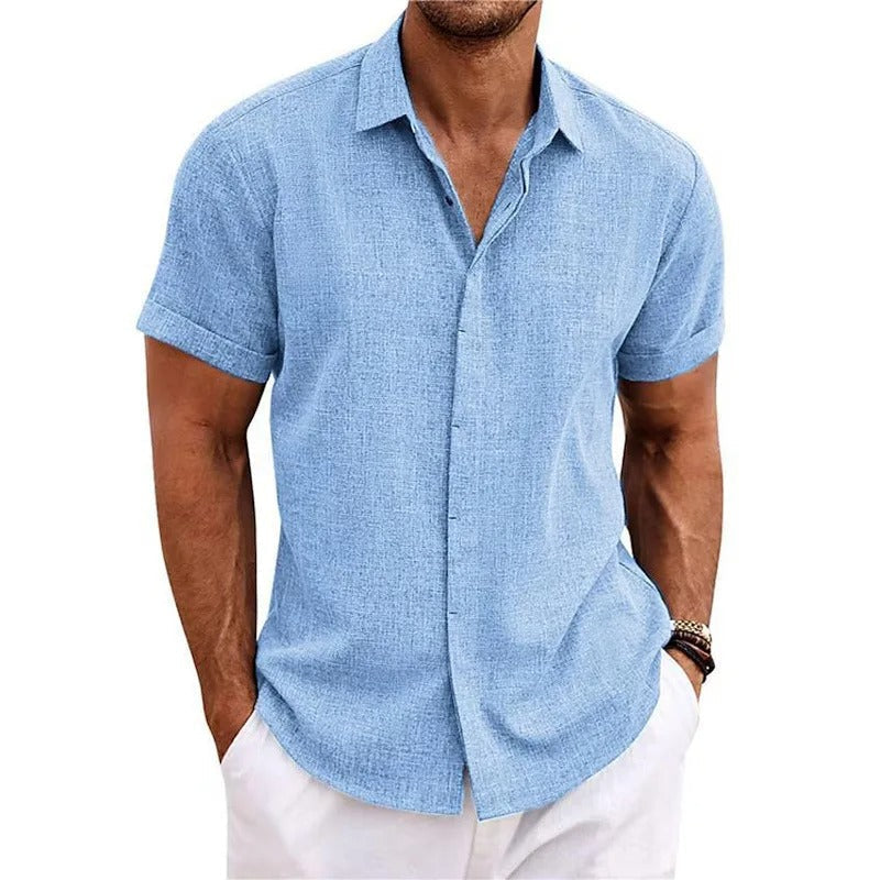 Men's Breathable Cotton Polo Shirt