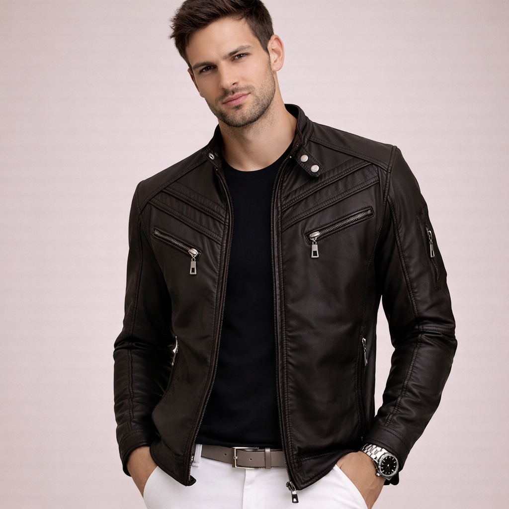 Men's High-Quality Leather Jacket