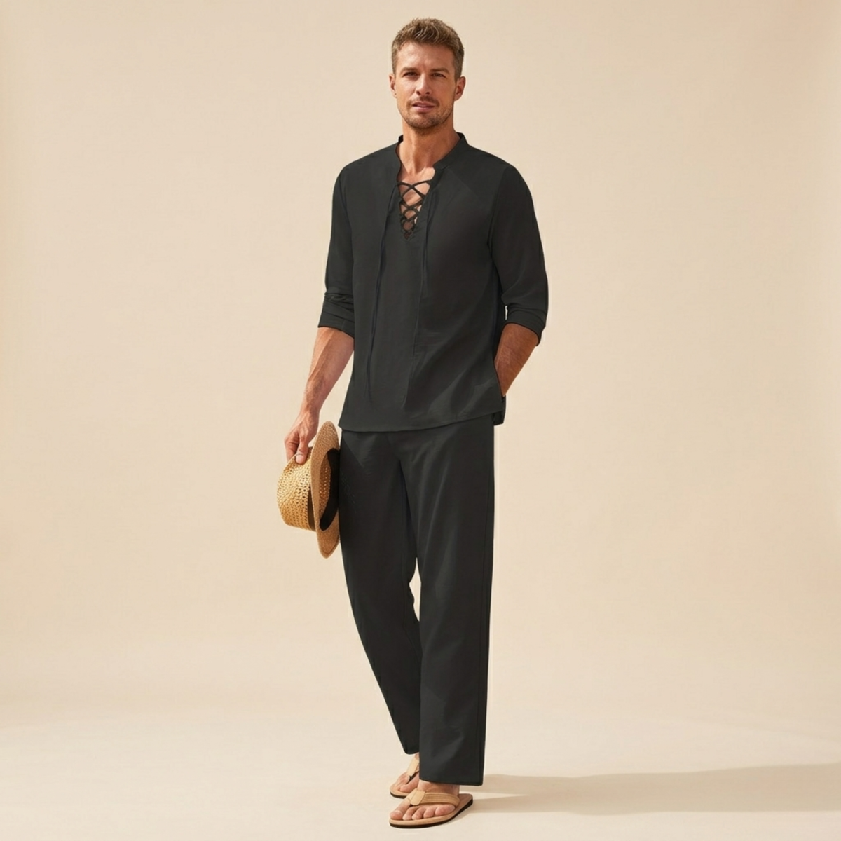 Men's Lightweight Cotton Summer Set