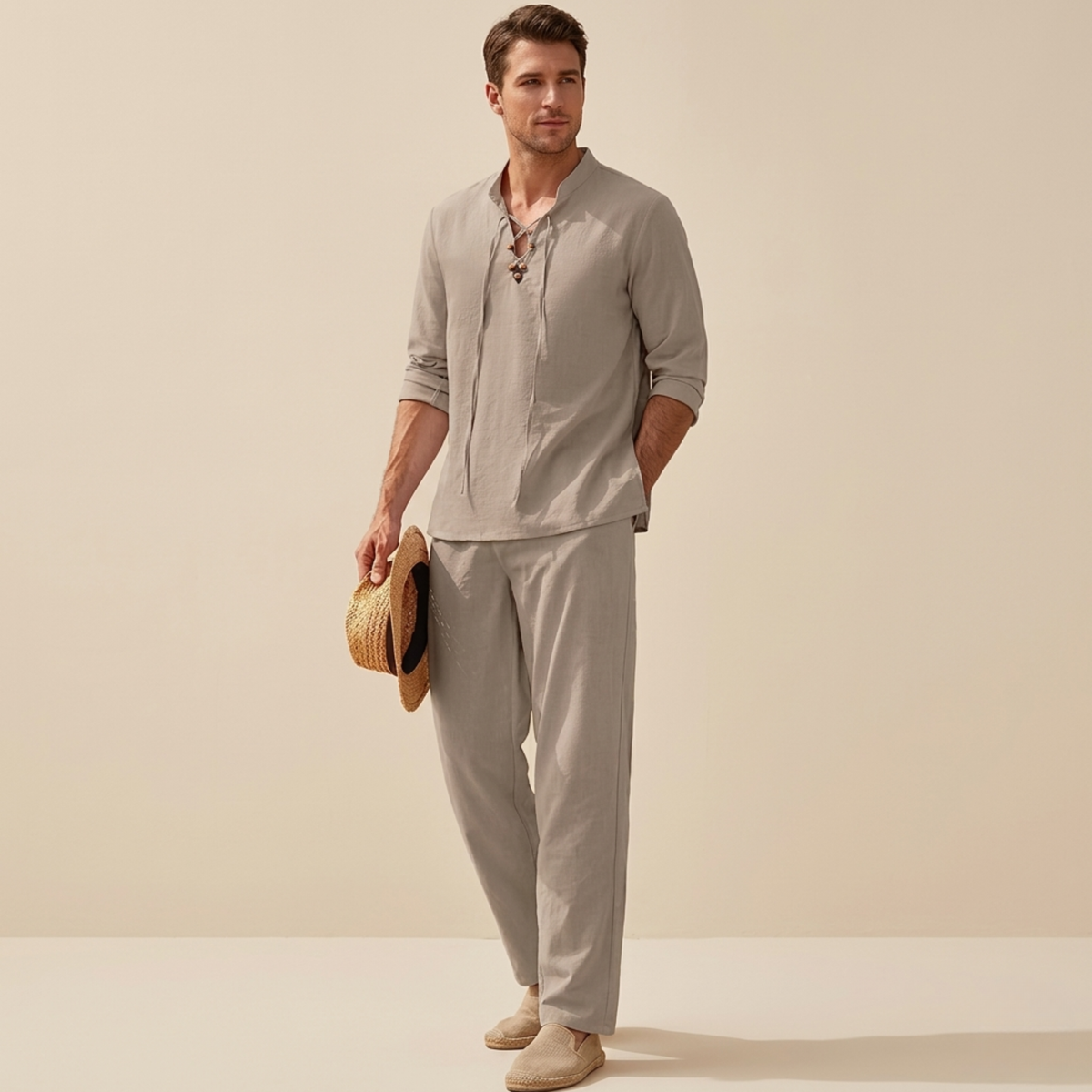 Men's Lightweight Cotton Summer Set