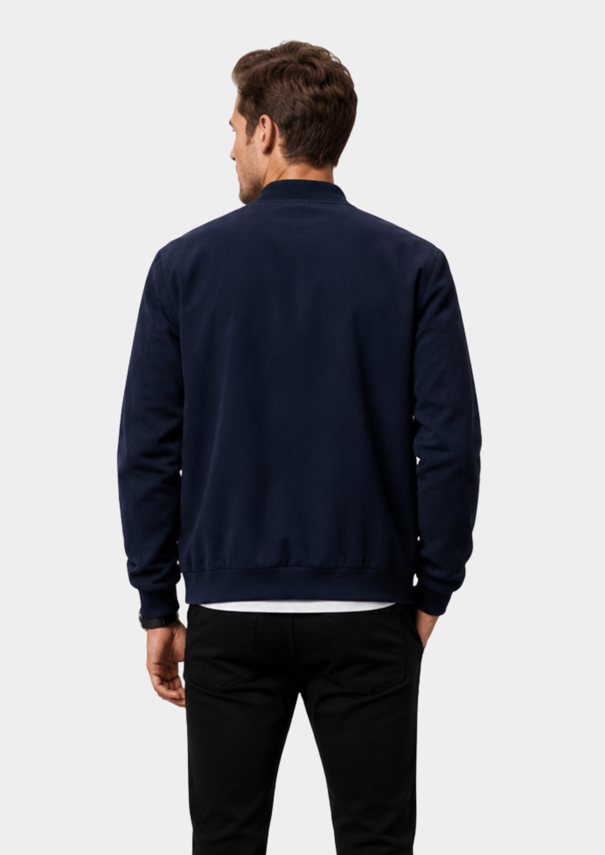 Men's Lightweight Fabric Bomber Jacket