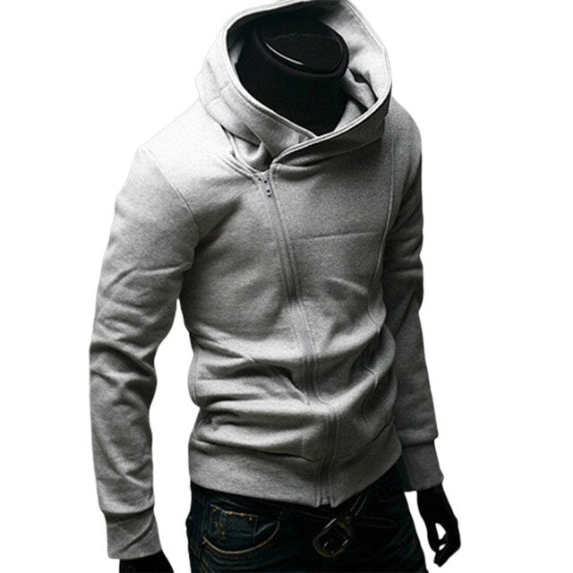 Men's Soft Fabric Zip Hoodie
