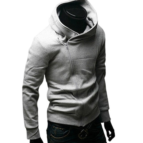 Men's Soft Fabric Zip Hoodie | Comfortable Modern Design for Autumn and Winter 1