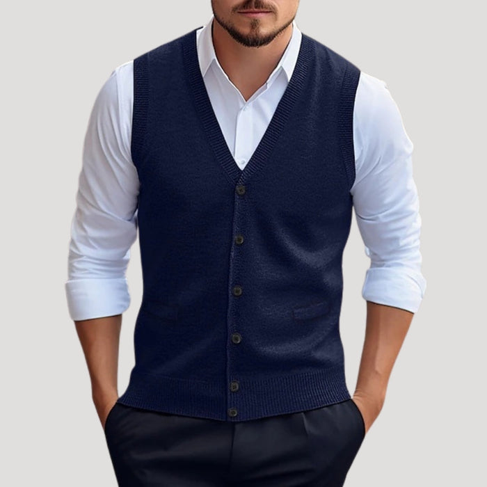 Men's Soft Knit Waistcoat