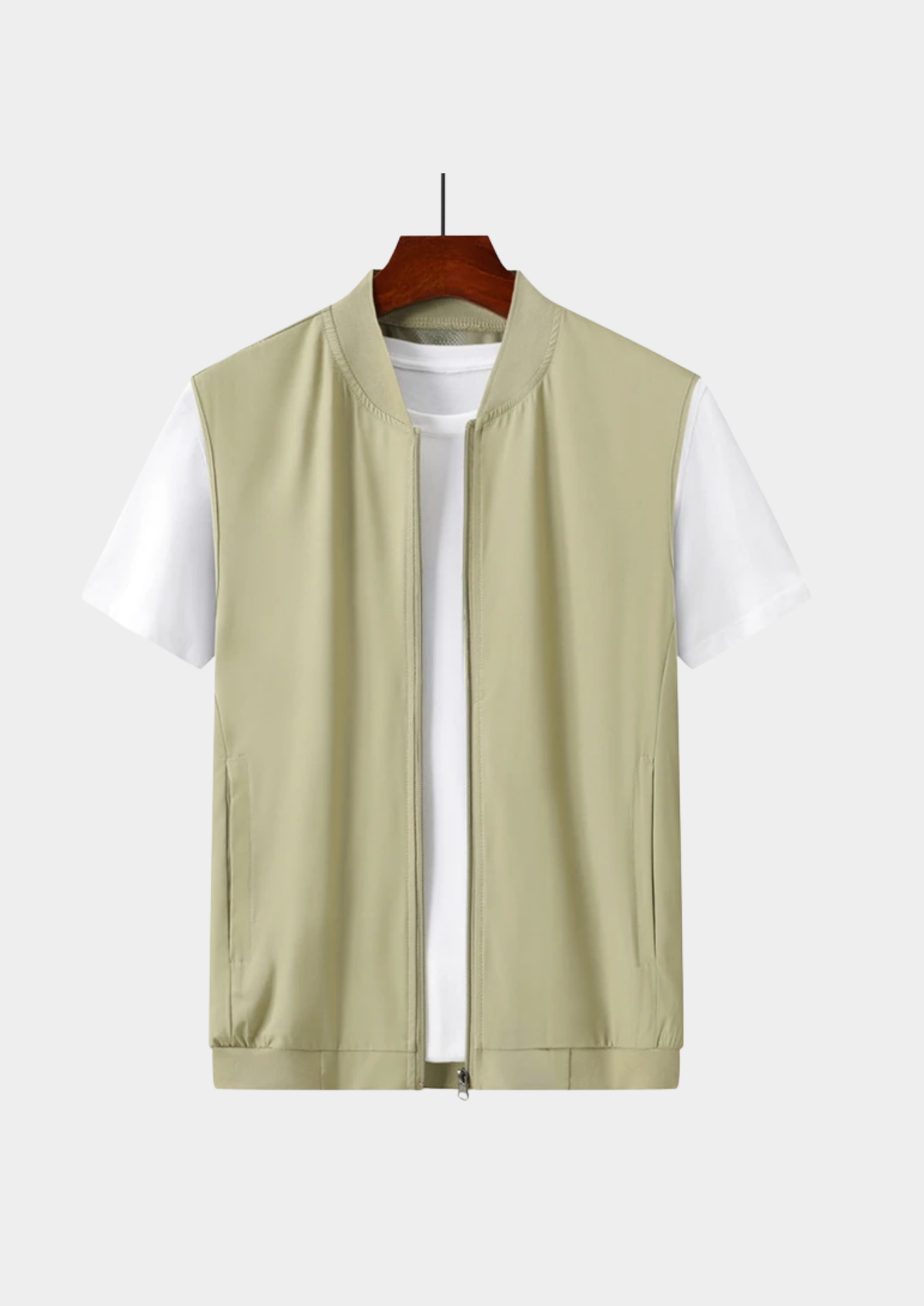 Men's Ultra-Thin Solid Gilet Jacket