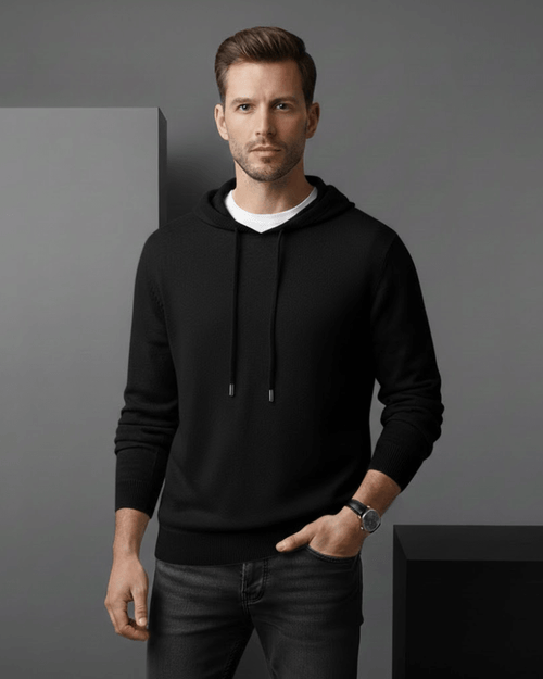 Women's 100% Cashmere Hoodie | Lightweight Breathable Relaxed Fit Sweatshirt 1