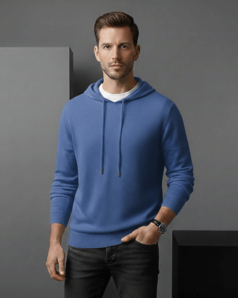 Men's 100% Cashmere Hoodie
