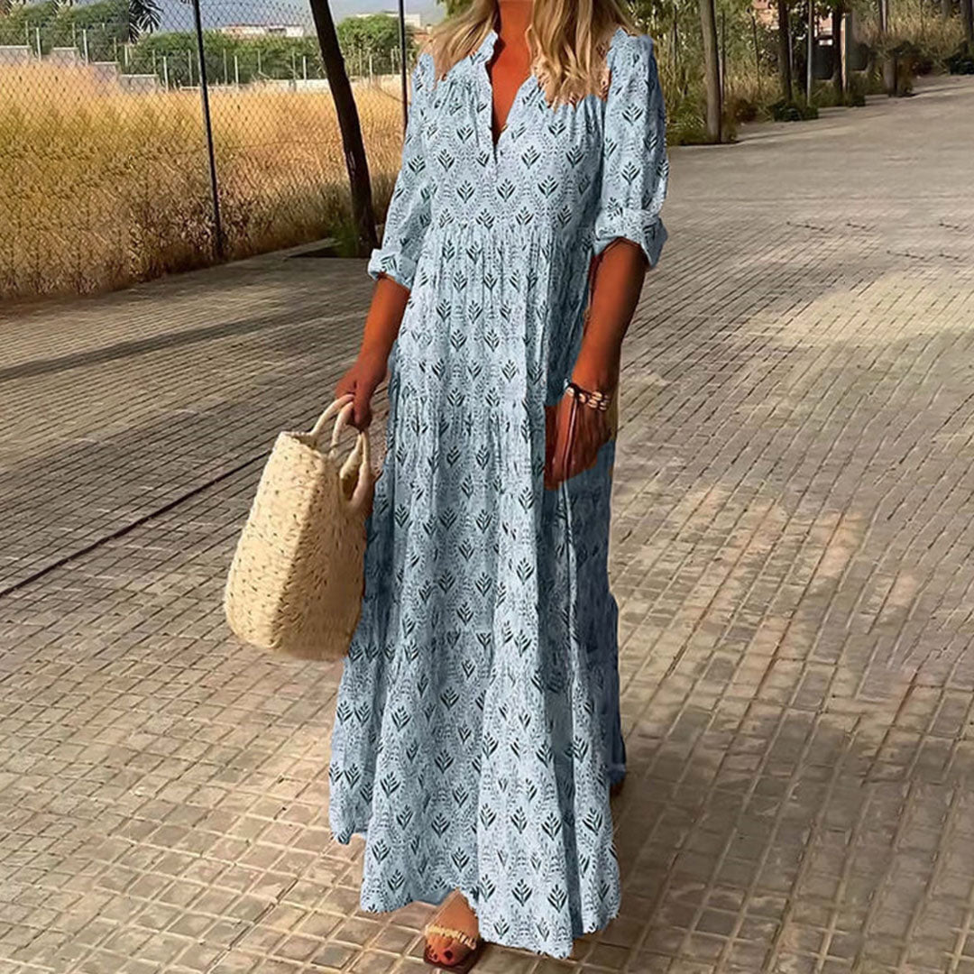 Women's Breathable Bohemian Maxi Dress