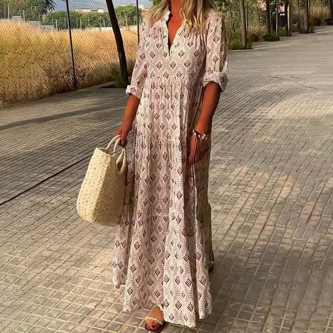 Women's Breathable Bohemian Maxi Dress