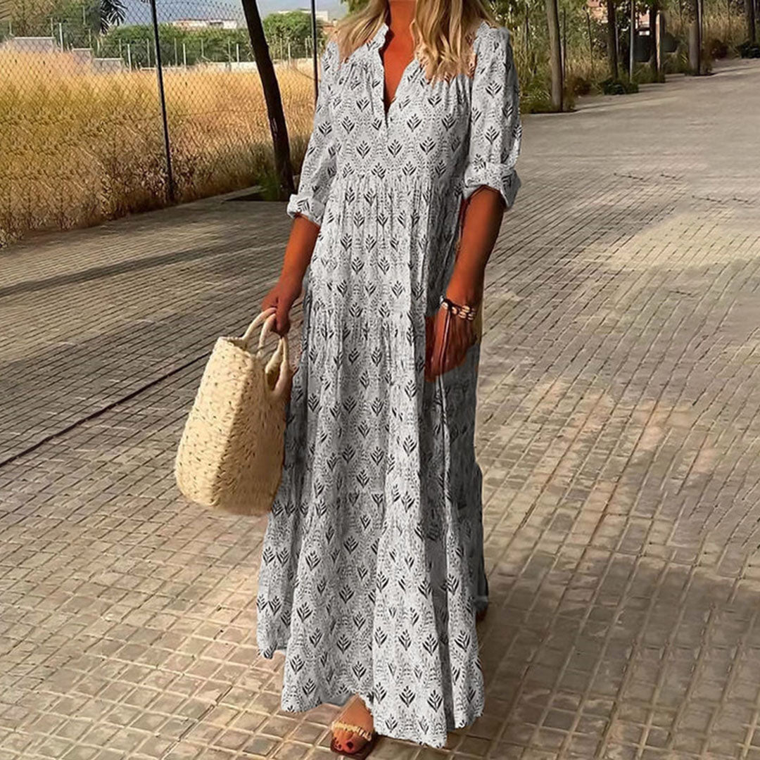 Women's Breathable Bohemian Maxi Dress