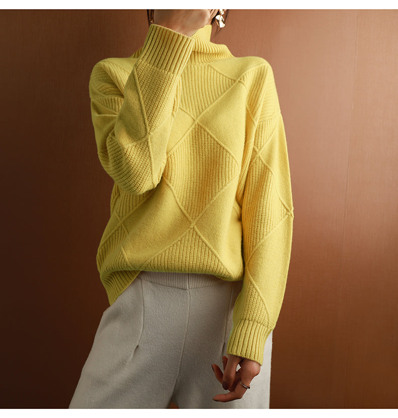 Women's Cashmere Turtleneck Sweater