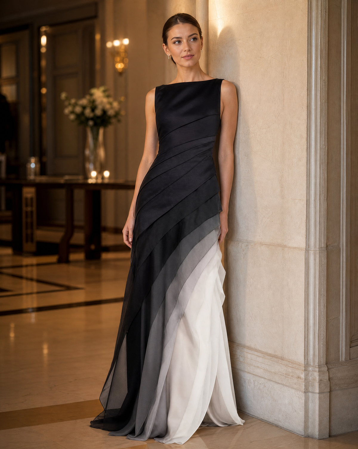 Women's Chiffon Maxi Dress