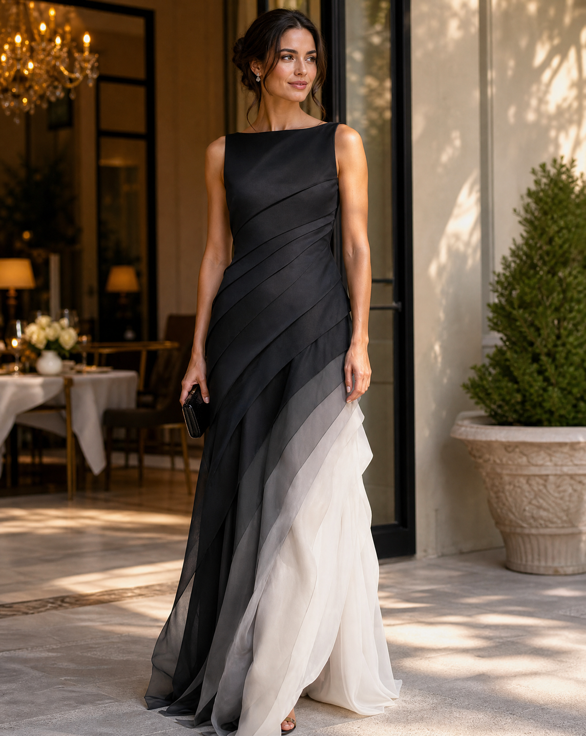 Women's Chiffon Maxi Dress