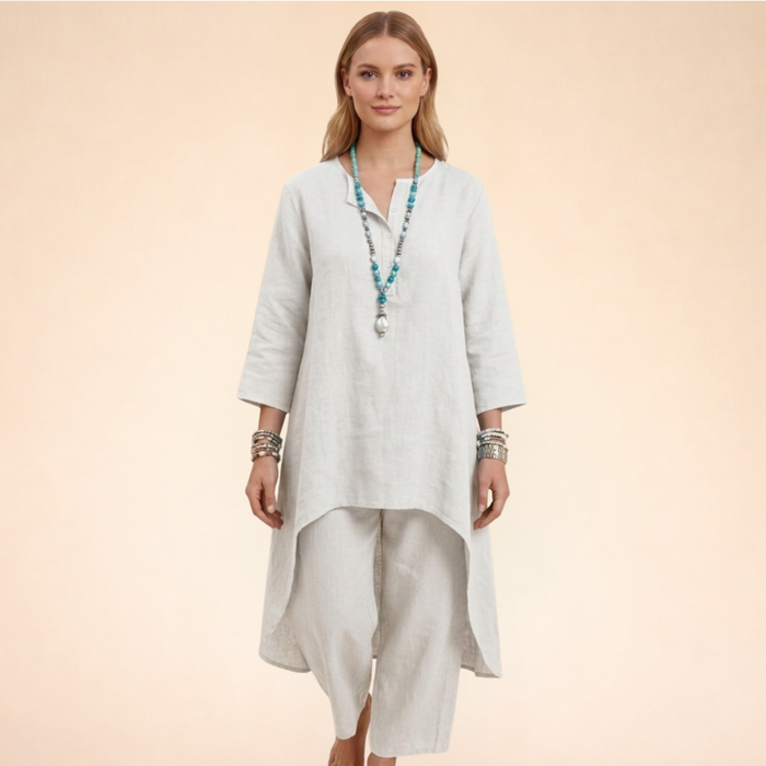 Women's Cotton Blend Two-Piece Set