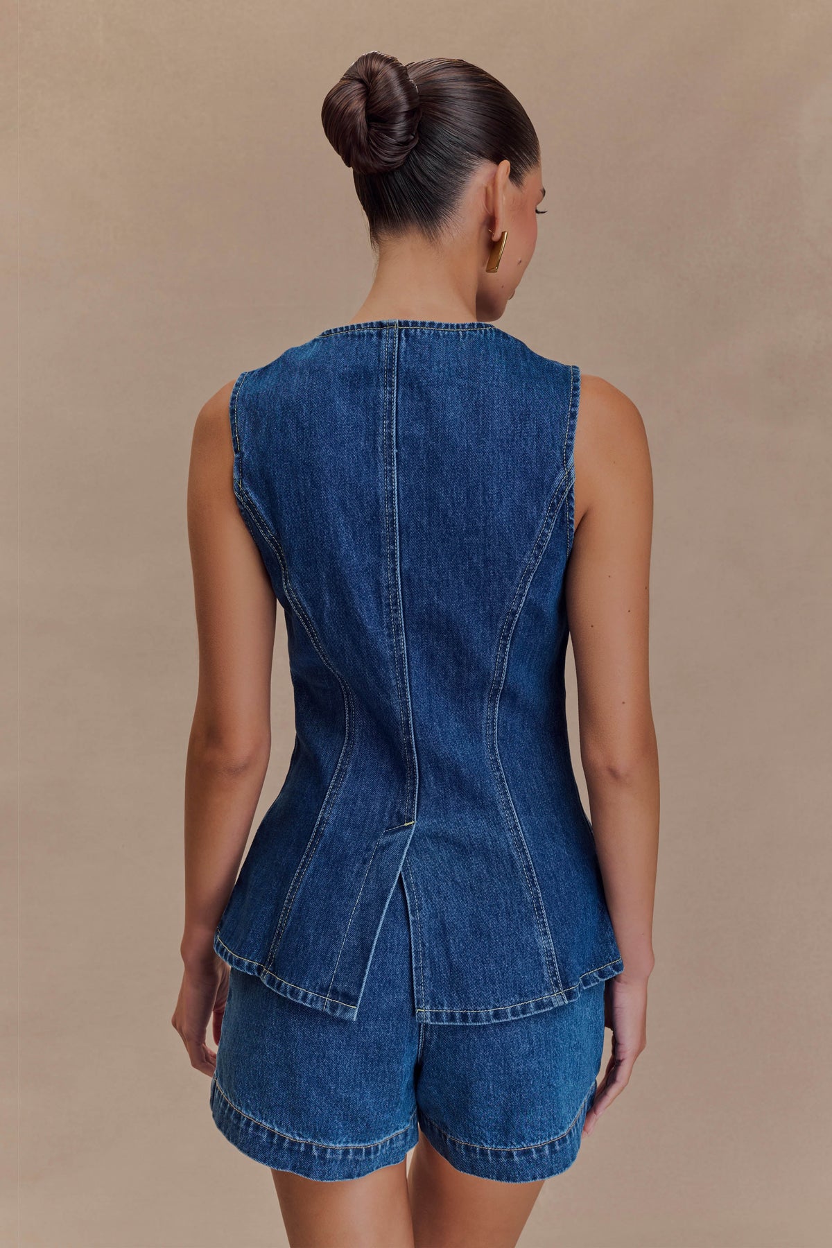 Women's Denim Two-Piece Set