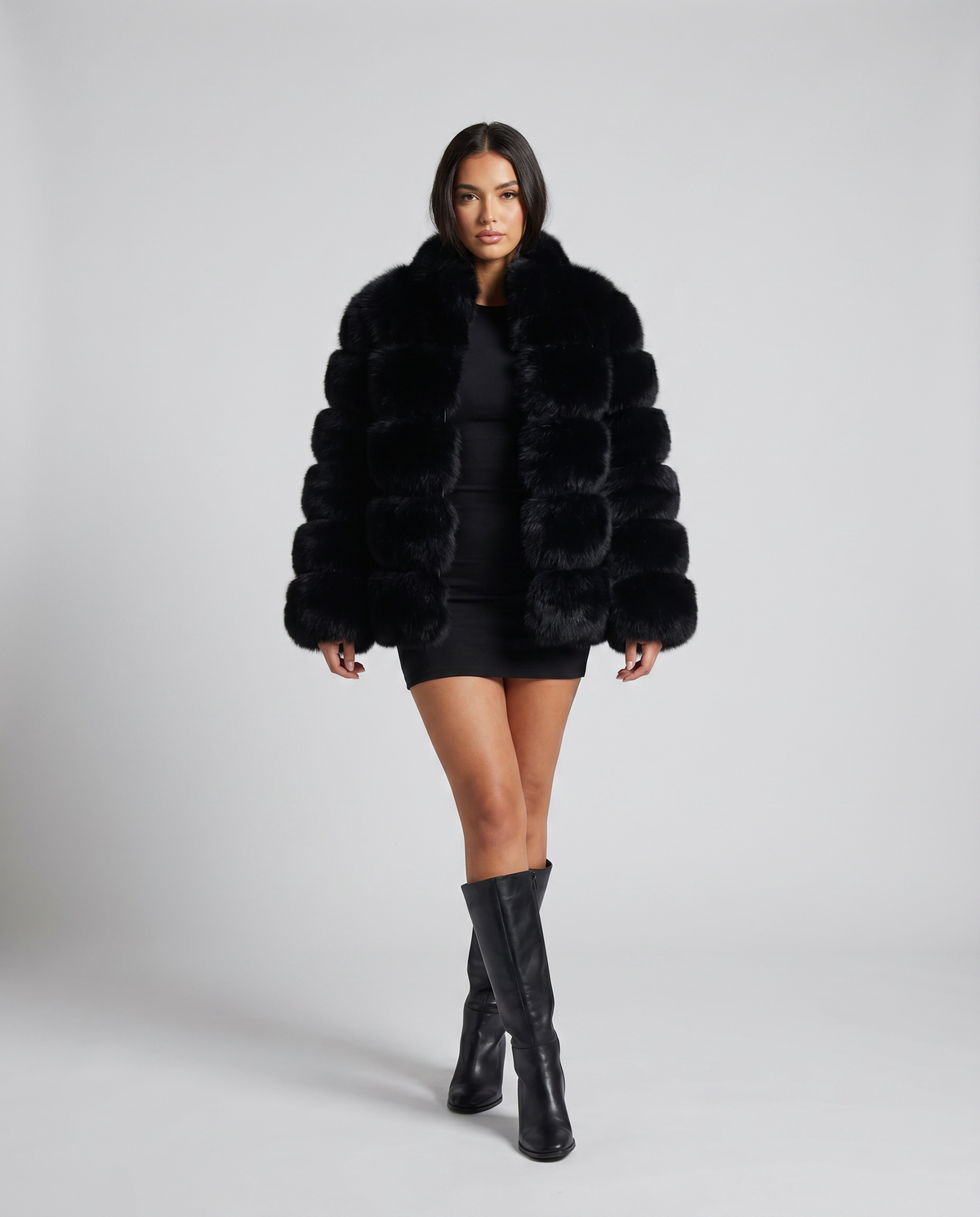 Women's Eco-Friendly Faux Fur Jacket