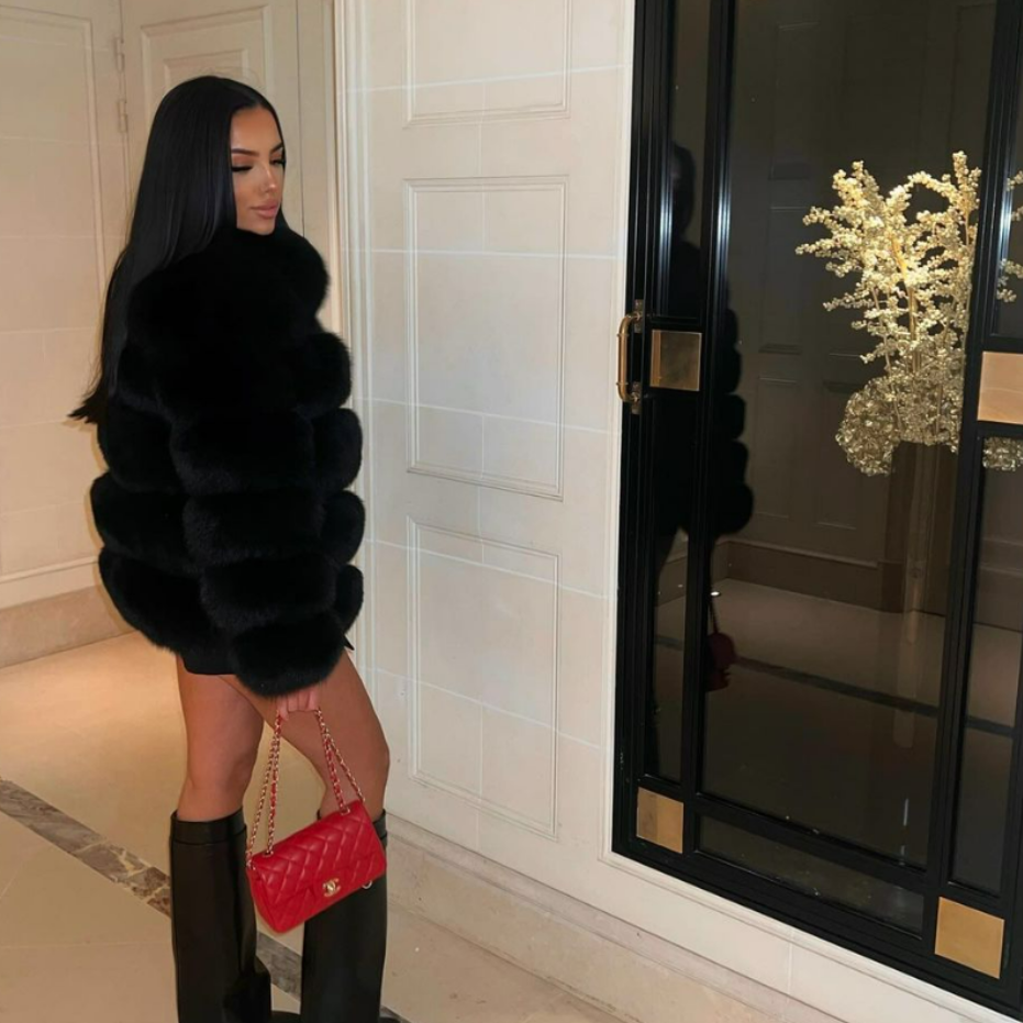 Women's Eco-Friendly Faux Fur Jacket