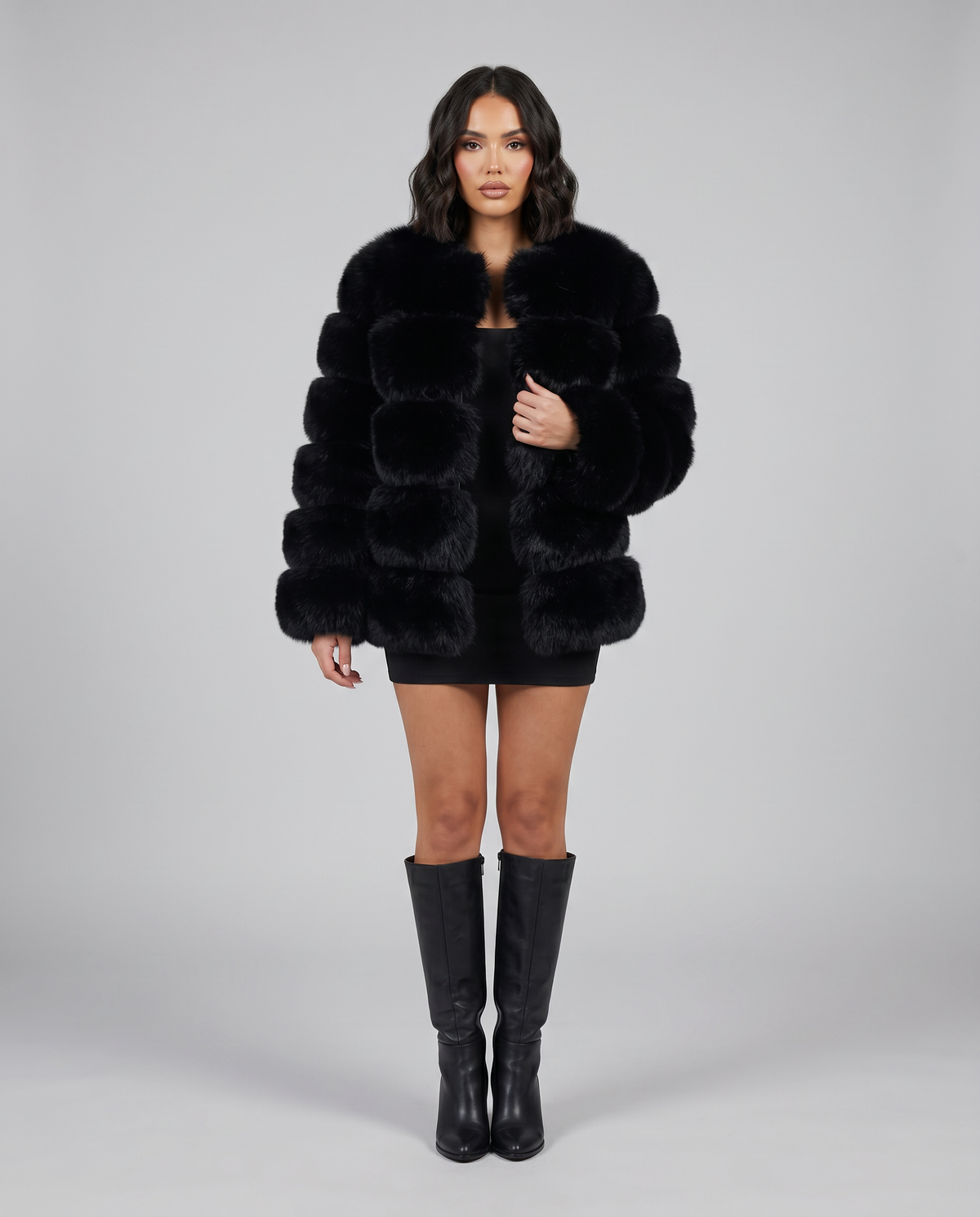 Women's Eco-Friendly Faux Fur Jacket