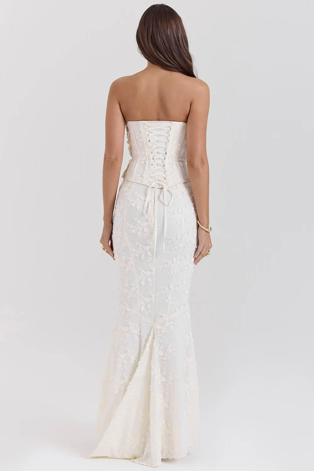 Women's Elegant Embroidered Maxi Dress