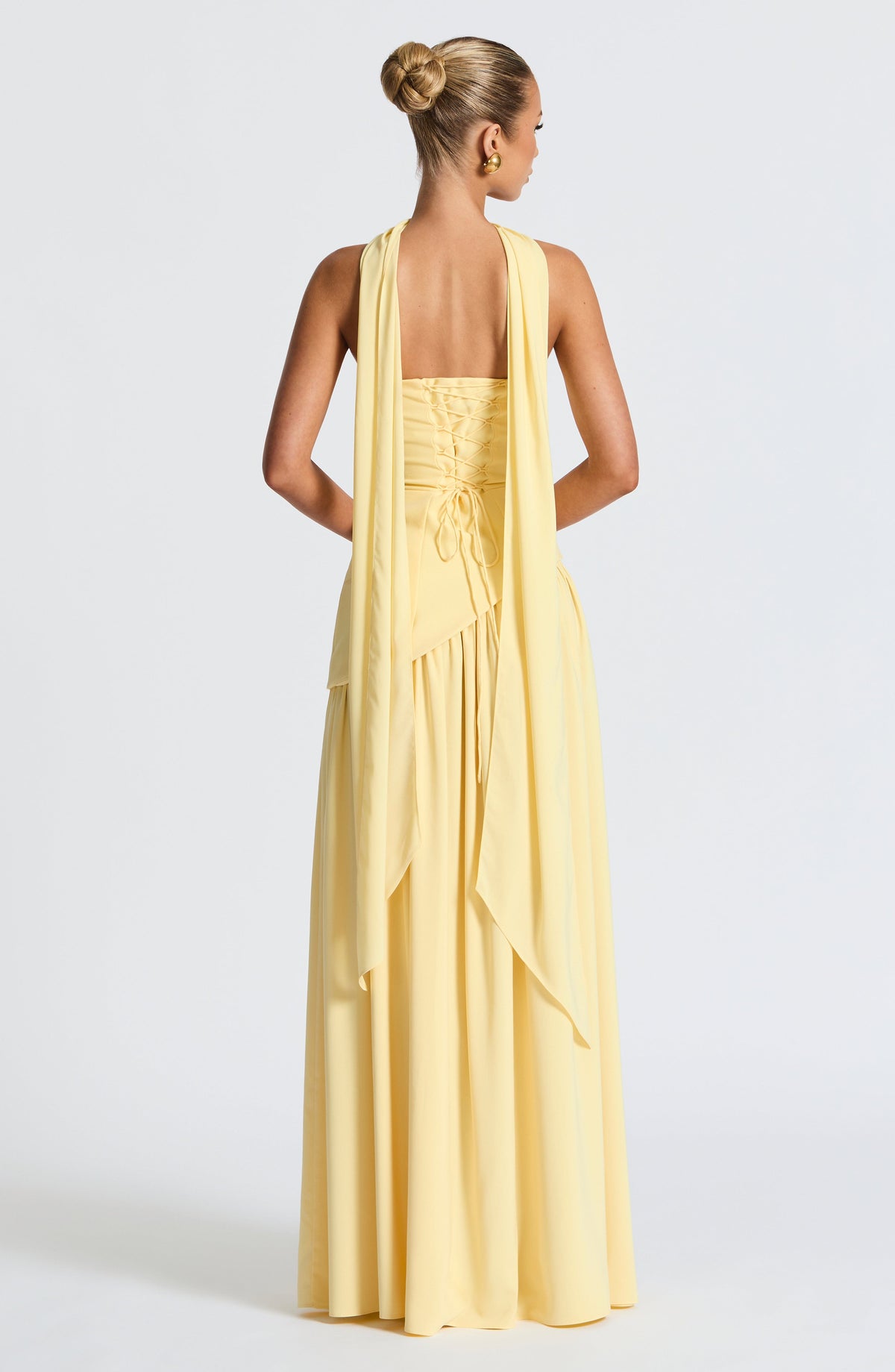 Women's Elegant White Strapless Maxi Dress