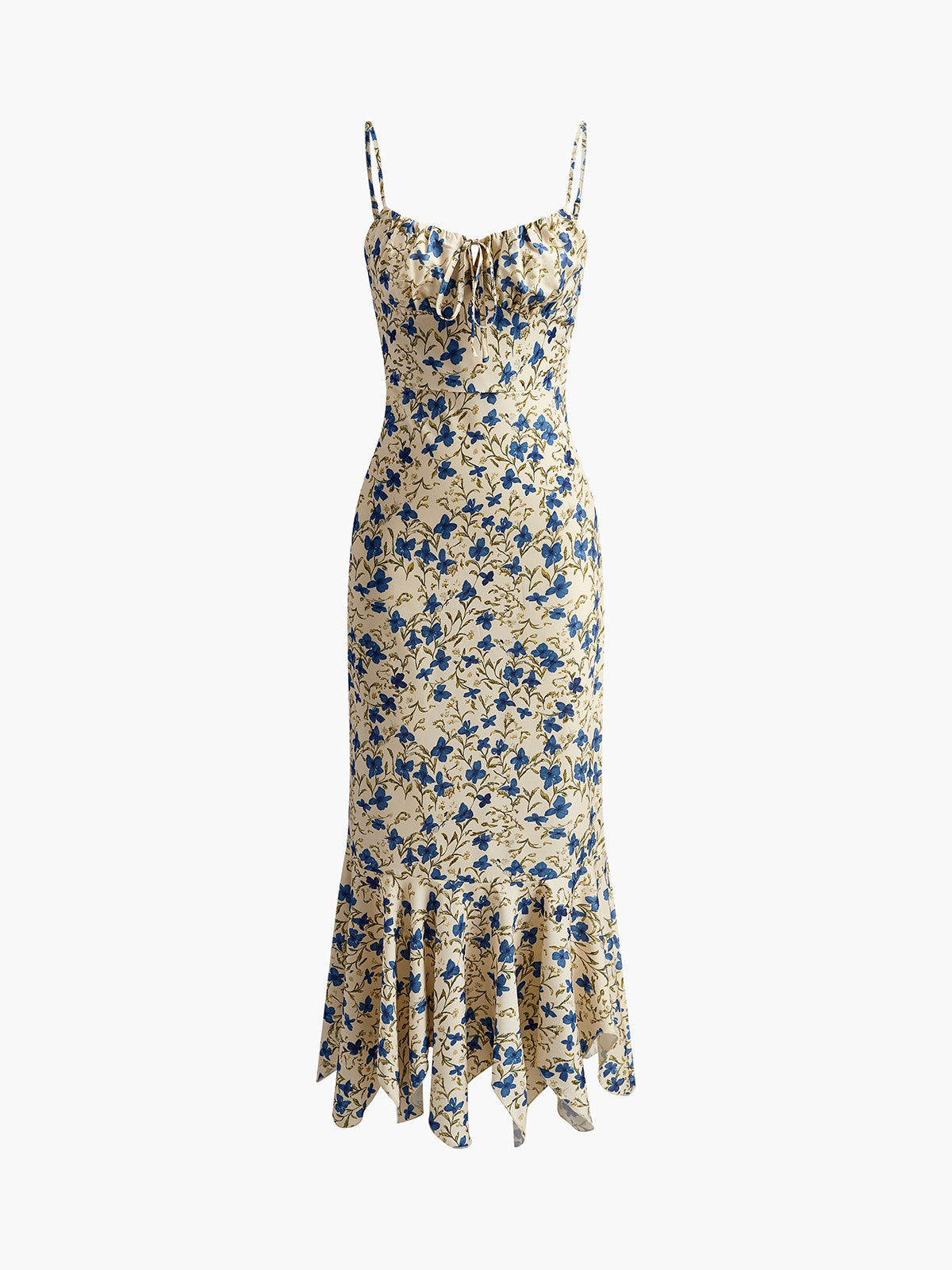 Women's Floral Rayon Maxi Dress
