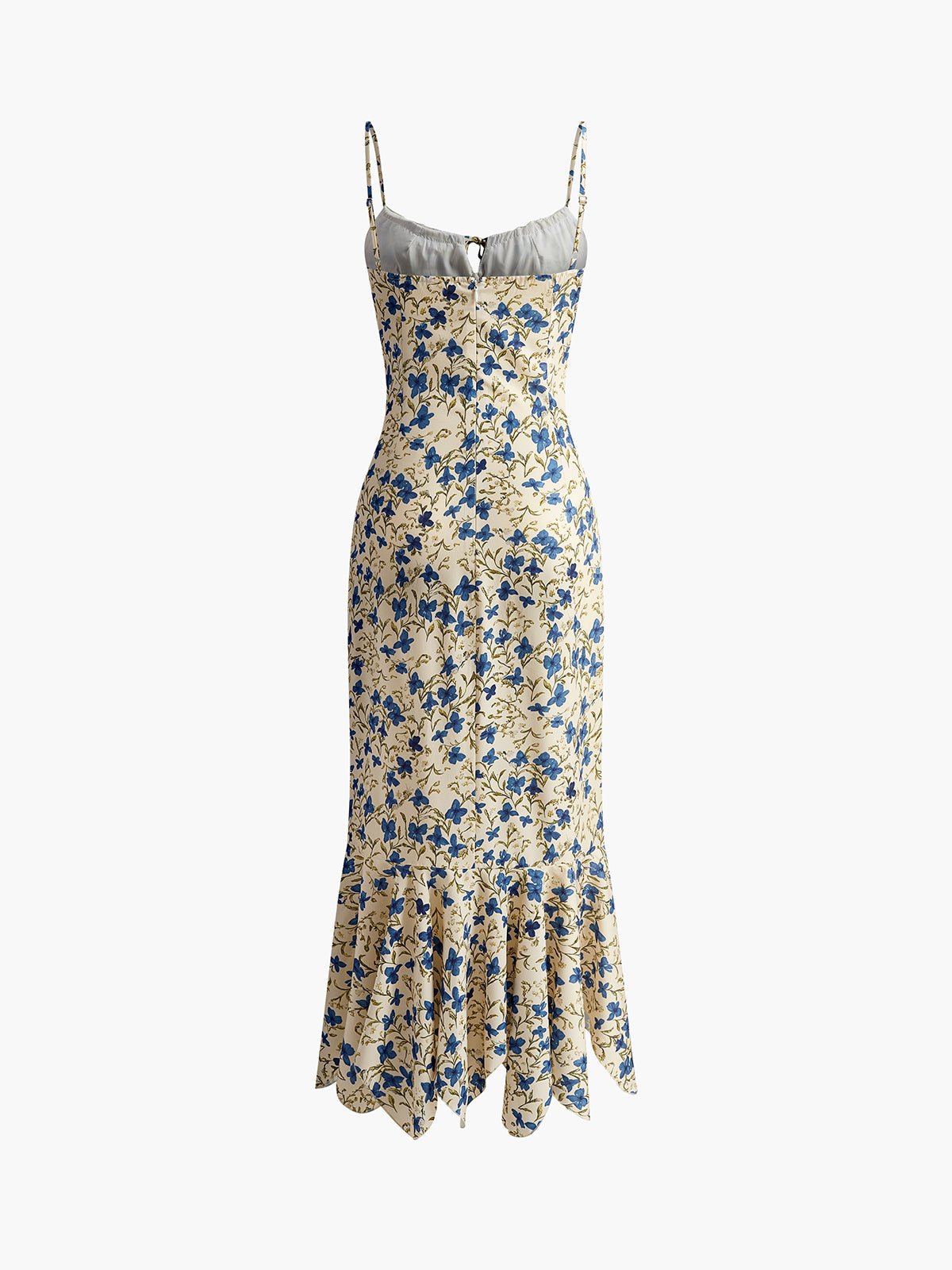Women's Floral Rayon Maxi Dress