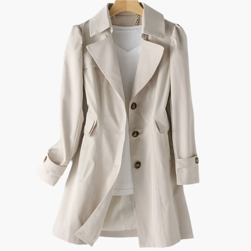 Women's High-Quality Fabric Trench Coat