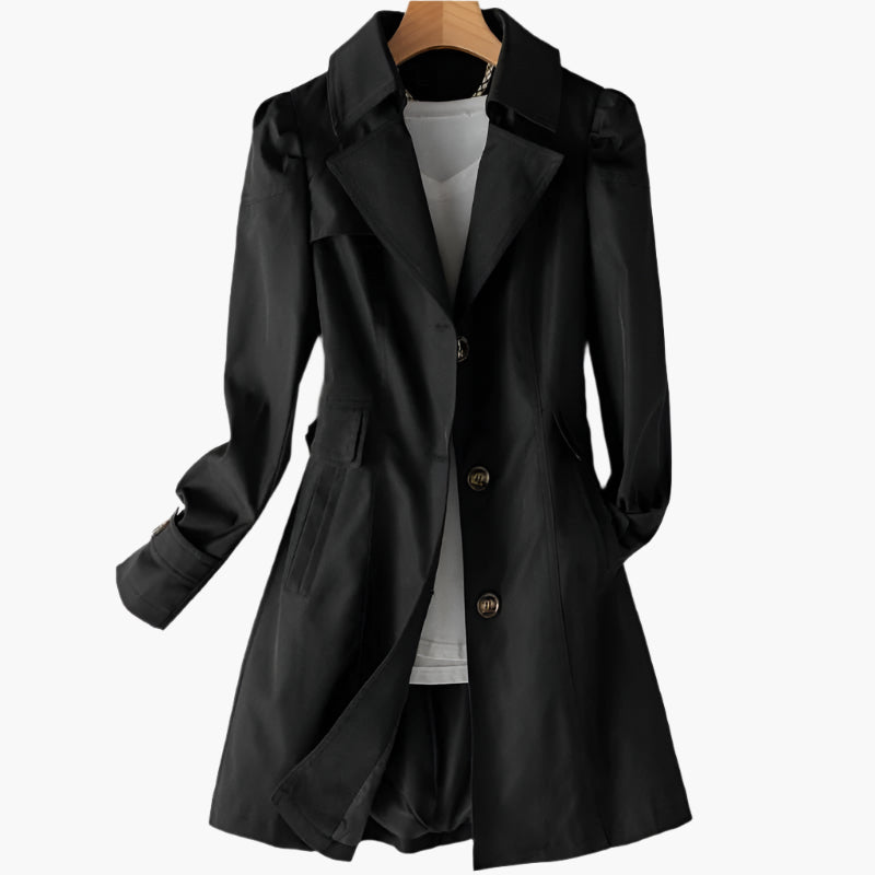 Women's High-Quality Fabric Trench Coat