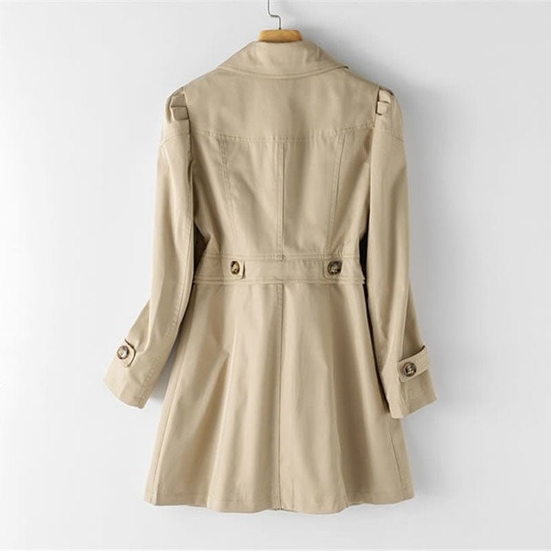 Women's High-Quality Fabric Trench Coat