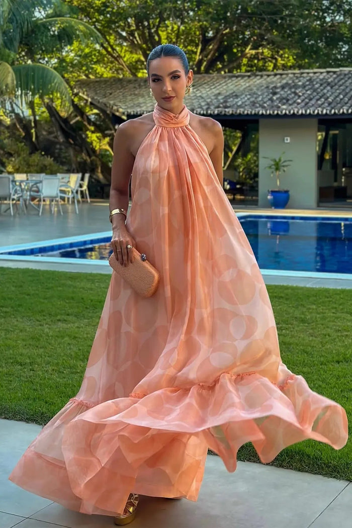 Women's Lightweight Chiffon Maxi Dress