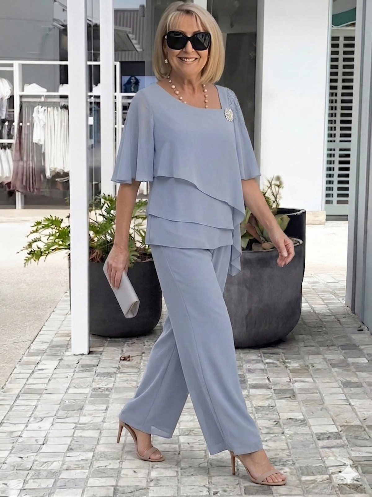 Women's Lightweight Fabric Loungewear Set