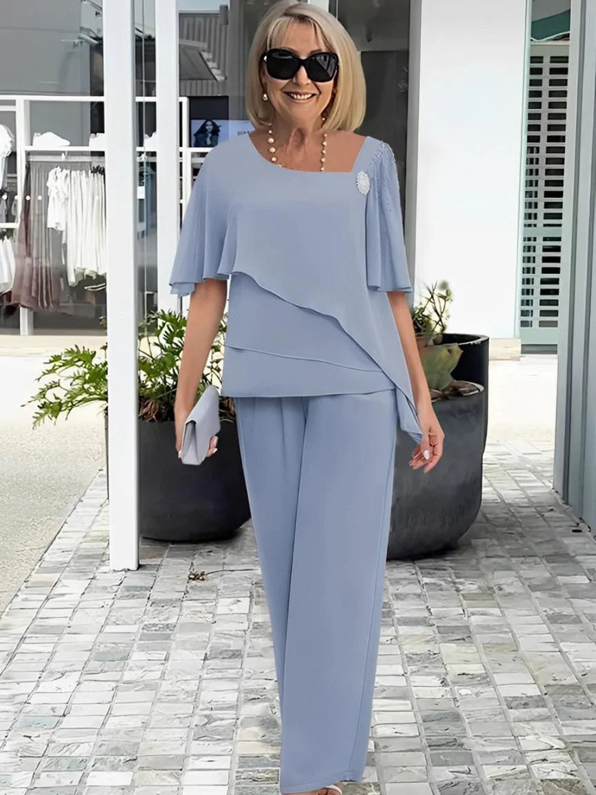 Women's Lightweight Fabric Loungewear Set