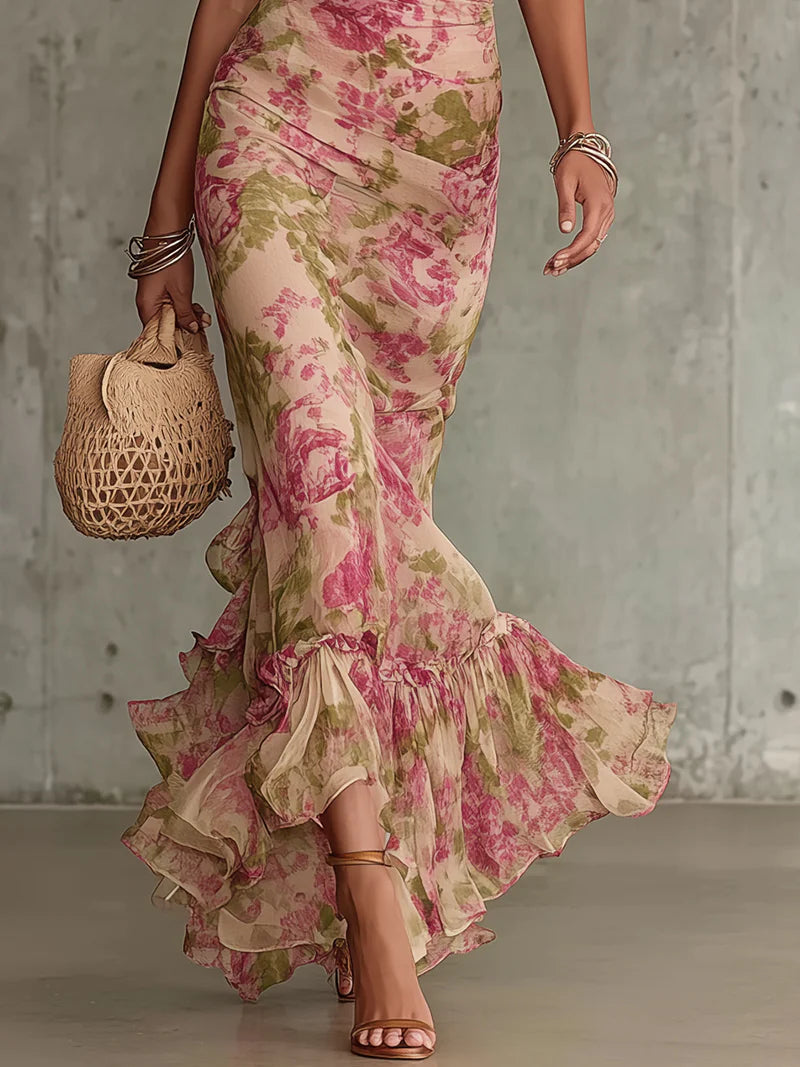 Women's Lightweight Fabric Maxi Dress