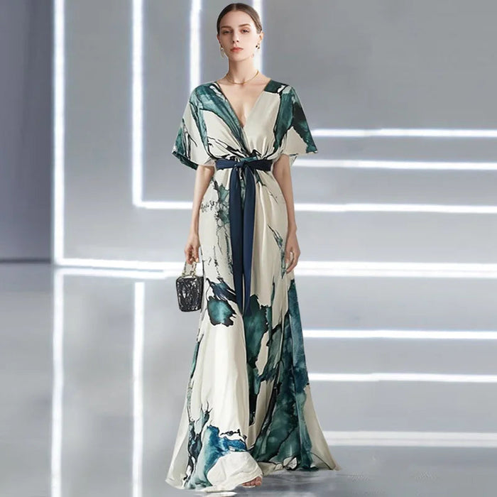 Women's Lightweight Floral Maxi Dress