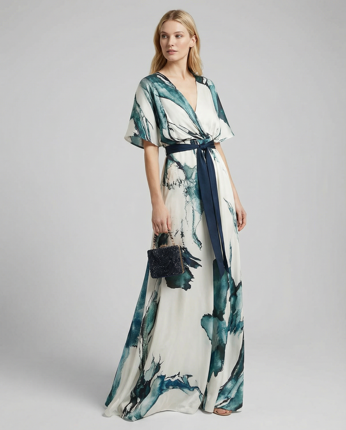 Women's Lightweight Floral Maxi Dress