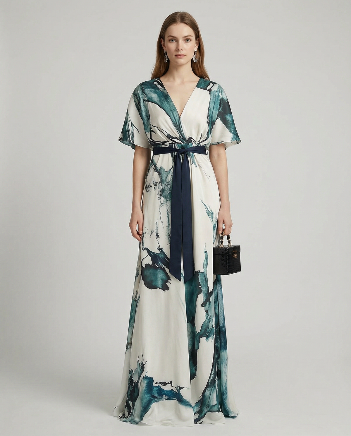 Women's Lightweight Floral Maxi Dress