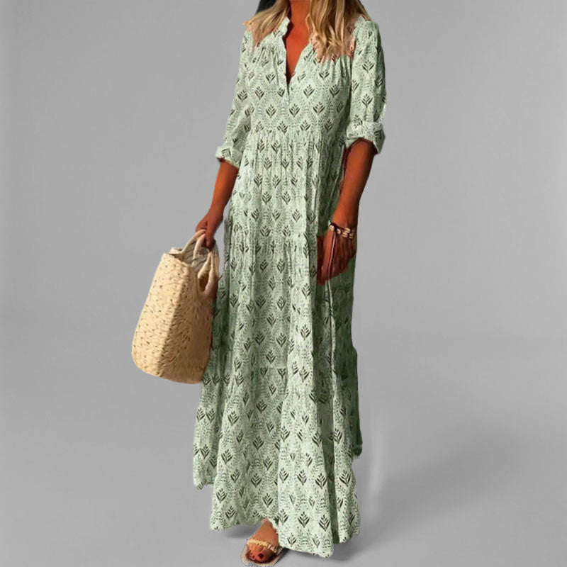 Women's Lightweight Floral Maxi Dress