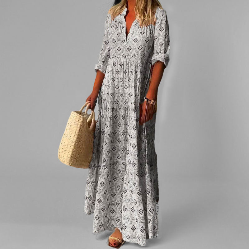 Women's Lightweight Floral Maxi Dress
